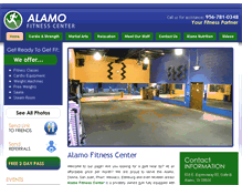 Tablet Screenshot of alamofitnesscenter.com